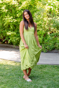 Kaidi Embroidered Midi Dress