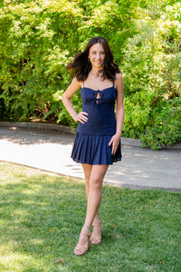 Ivy's Favorite Pleated Mini Dress