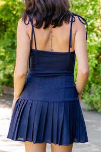 Ivy's Favorite Pleated Mini Dress