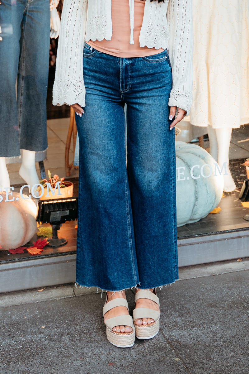 Lana Crop High Rise Ultra Wide Leg