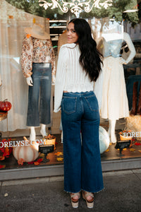 Lana Crop High Rise Ultra Wide Leg