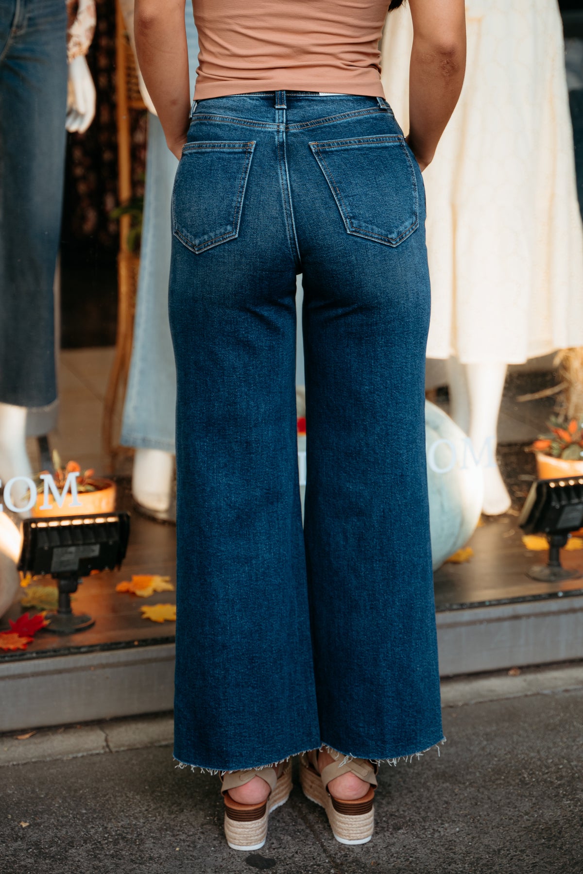 Lana Crop High Rise Ultra Wide Leg