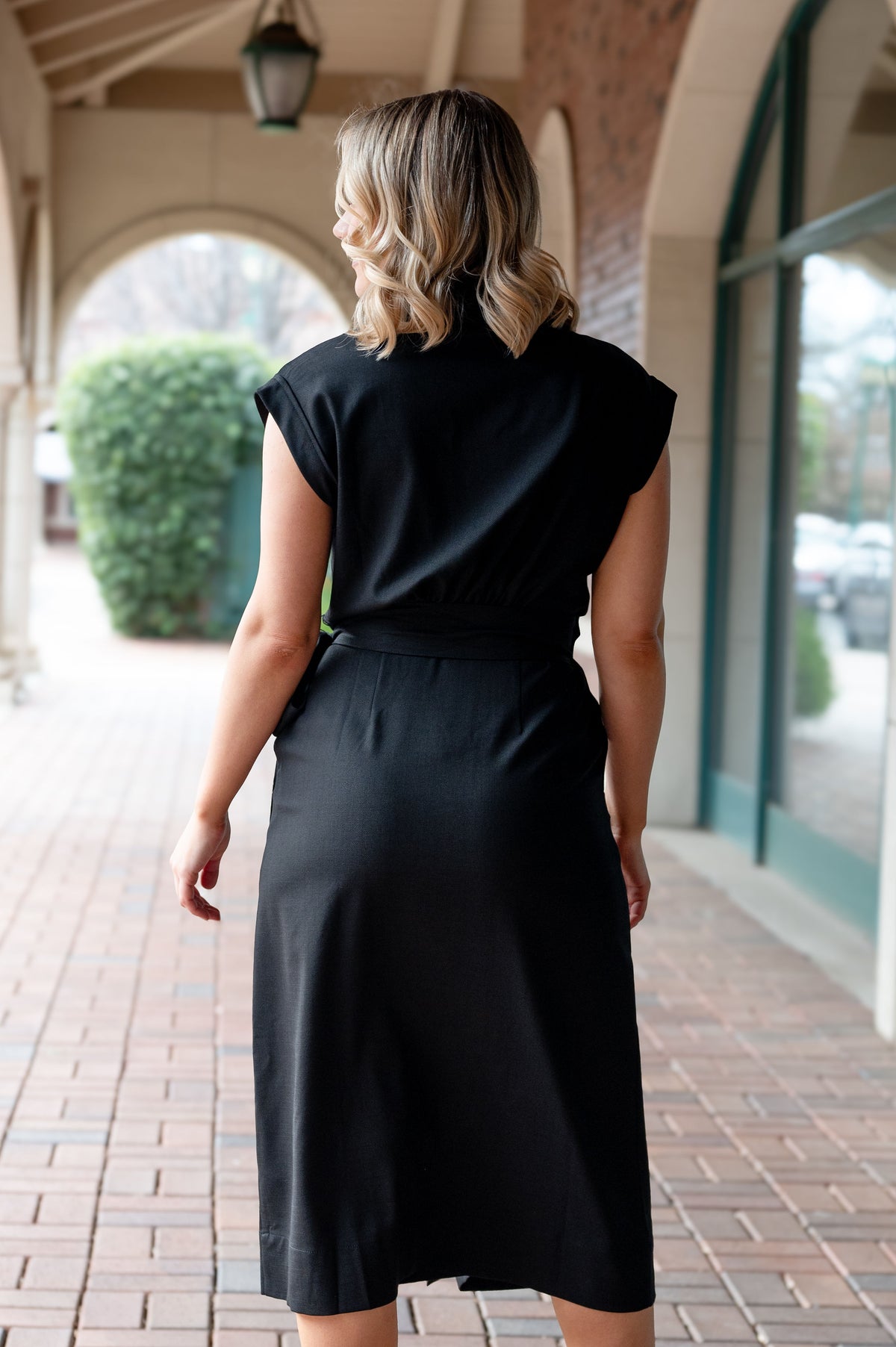 Collared Wrap Dress – For Elyse