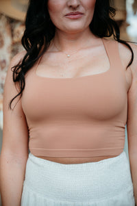 Clean Line Square Neck Top