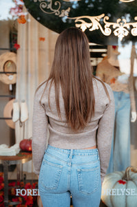 School Girl V-Neck Button Down Cardi