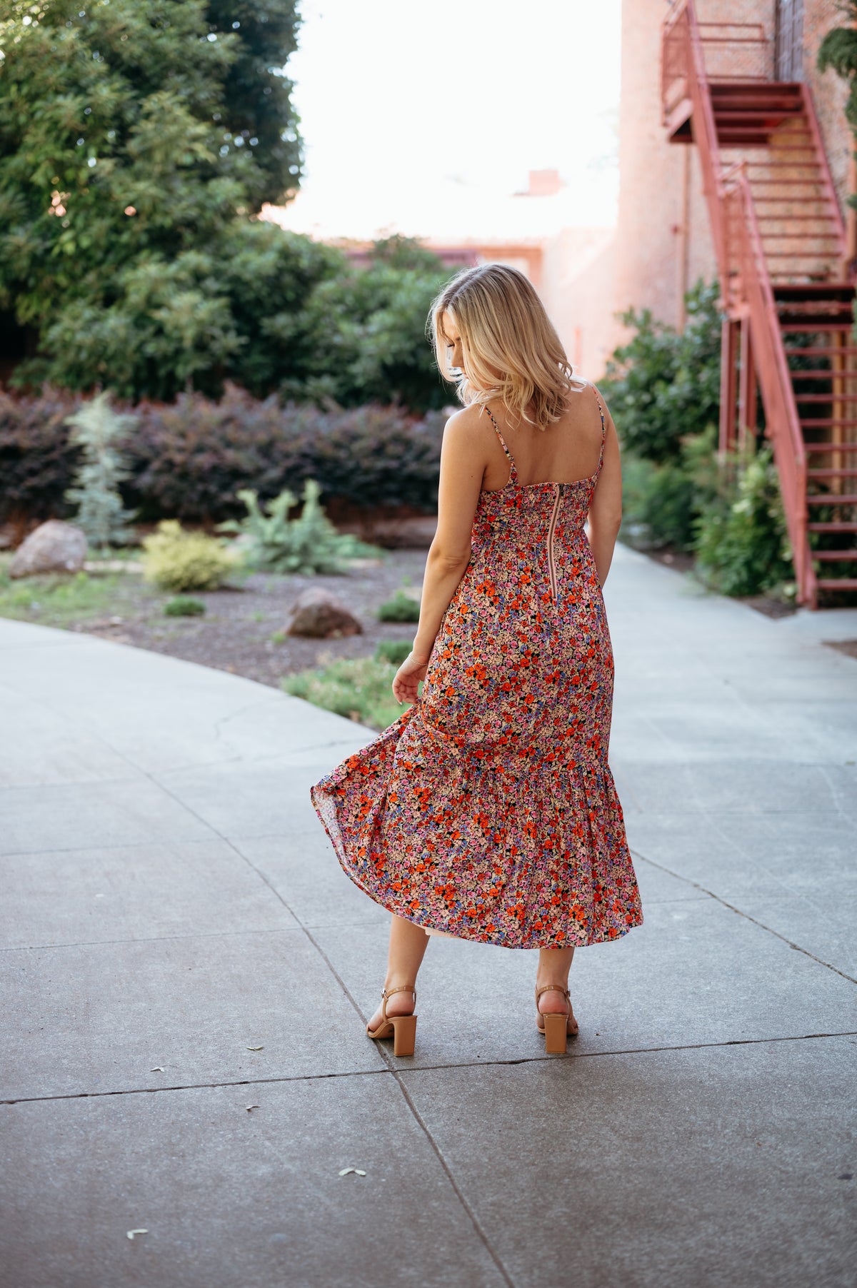 Rennee Floral Tiered Maxi Dress For Elyse Rennee Floral Tiered Maxi Dress For Elyse