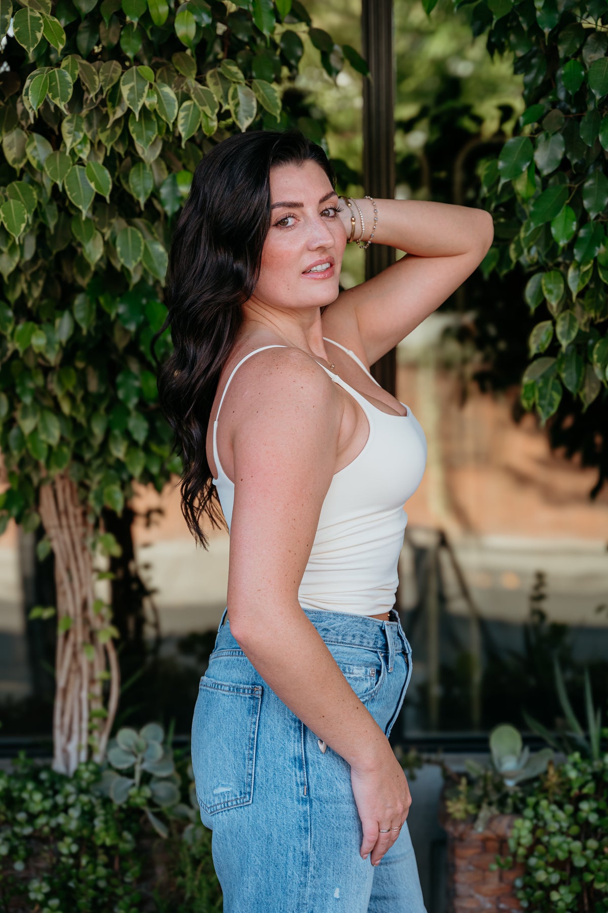 Niki's Clean Line Square Neck Cami