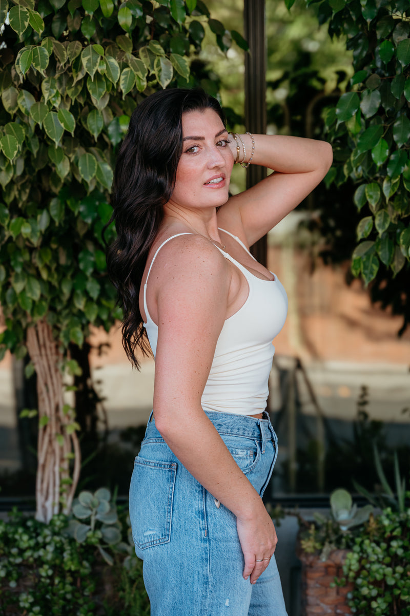 Niki's Clean Line Square Neck Cami