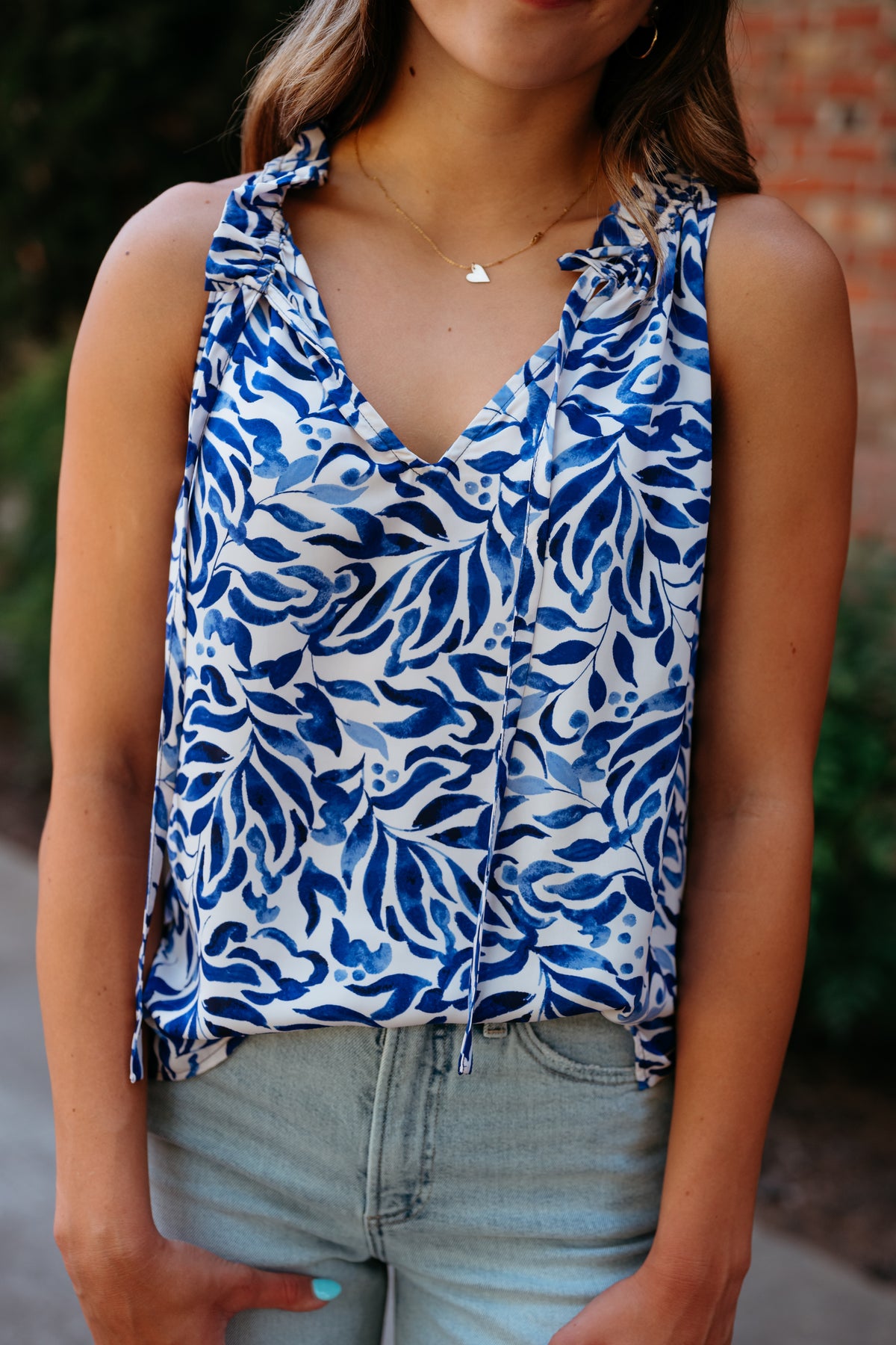 Italia Split Neck Tank