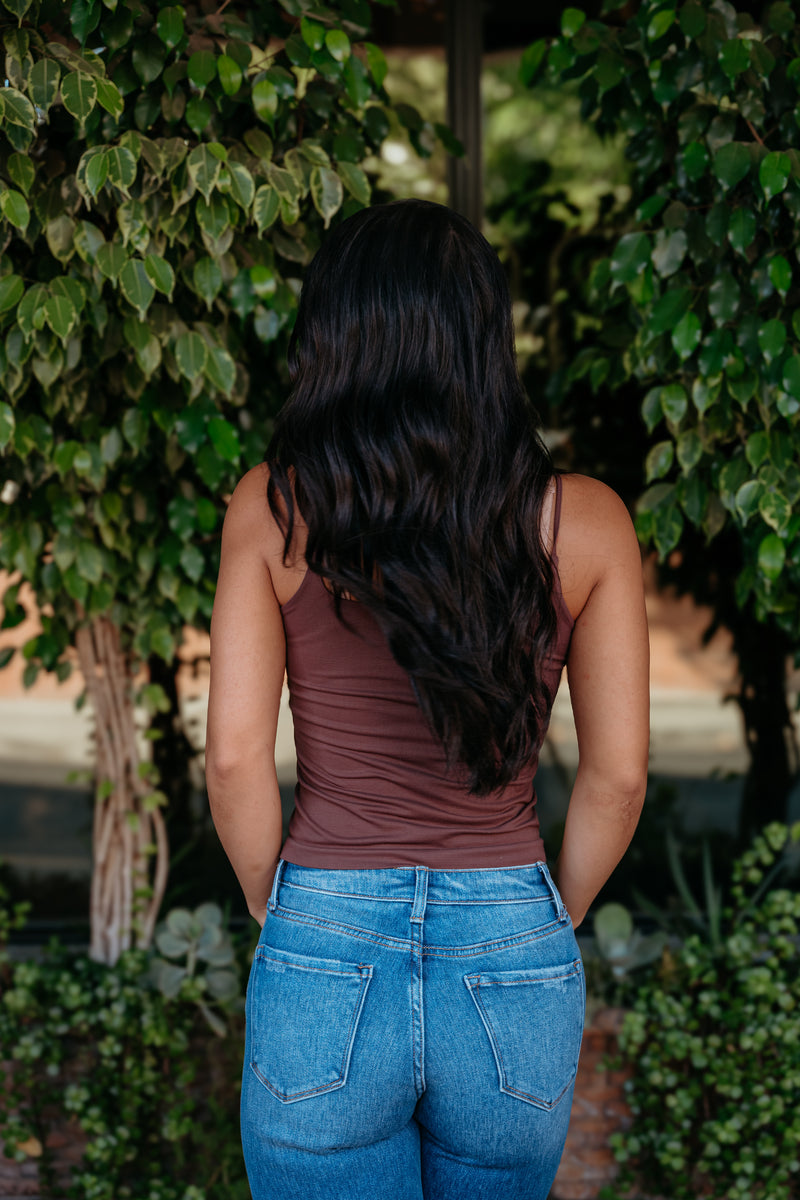 Niki's Clean Line Square Neck Cami
