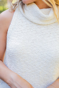 Knit Turtle Neck Tank