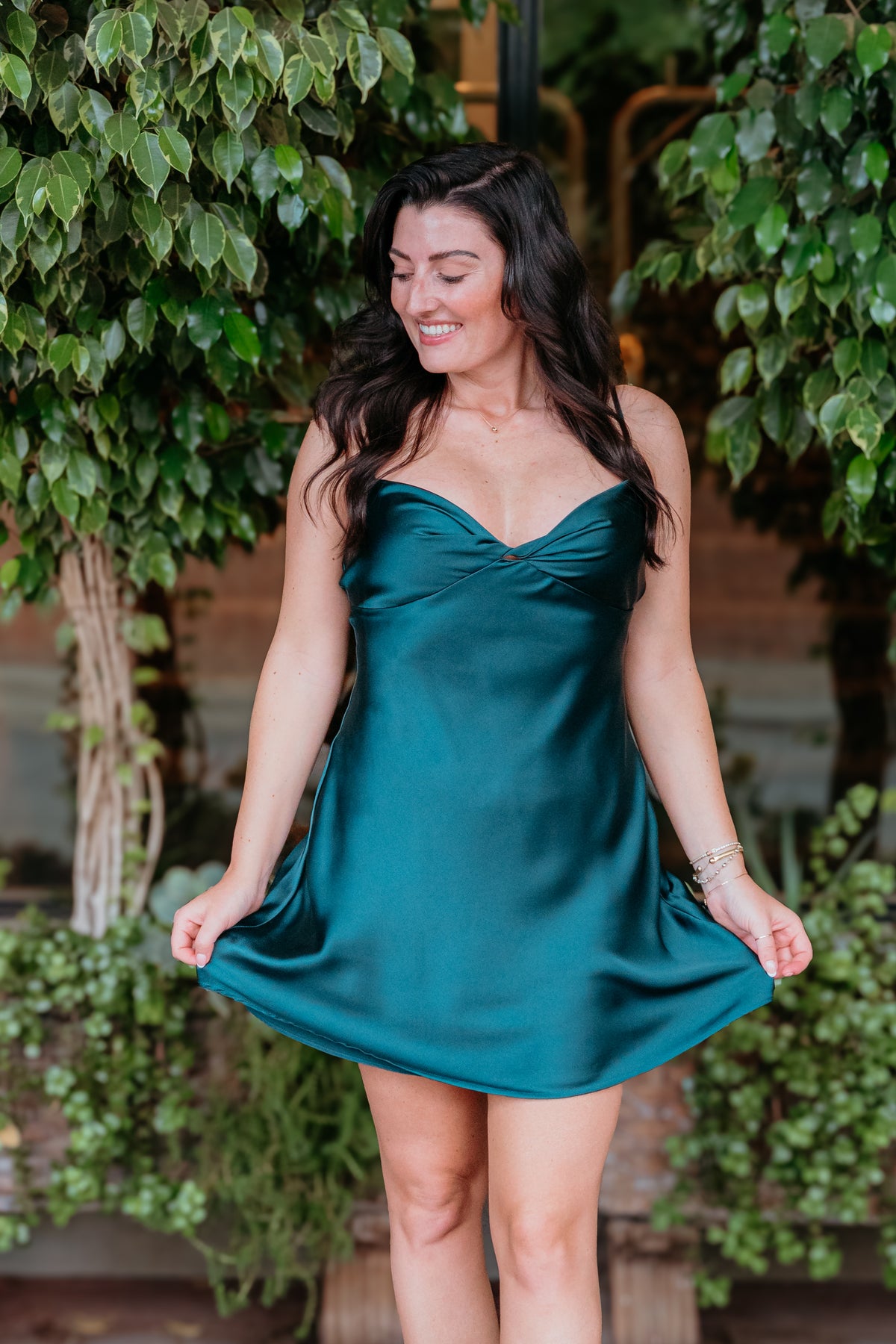 CLEARANCE- Twist of Fate A-Line Mini Dress For Elyse CLEARANCE- Twist of Fate A-Line Mini Dress For Elyse