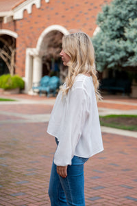 Tied And Treasured Long Sleeve Top