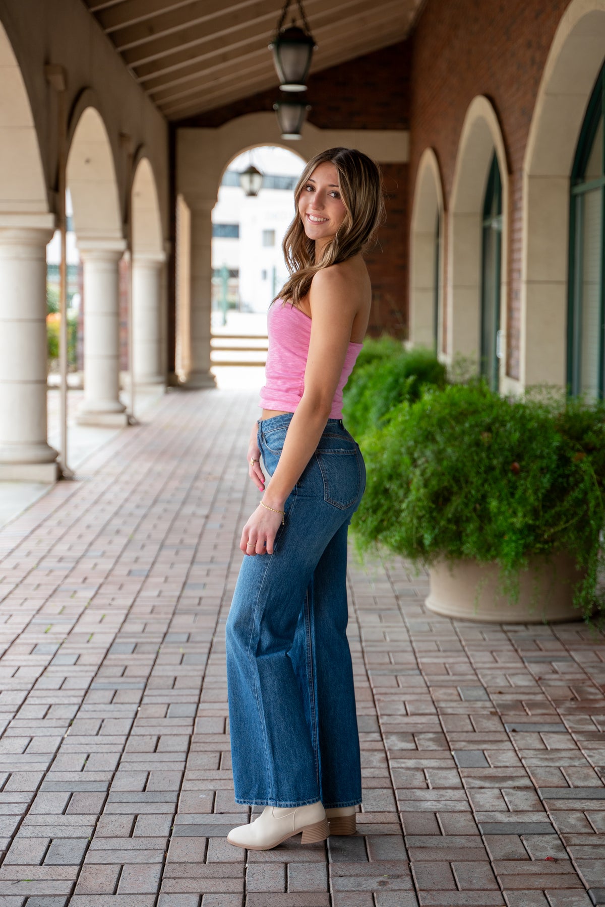 Scrunched Sides Tube Top