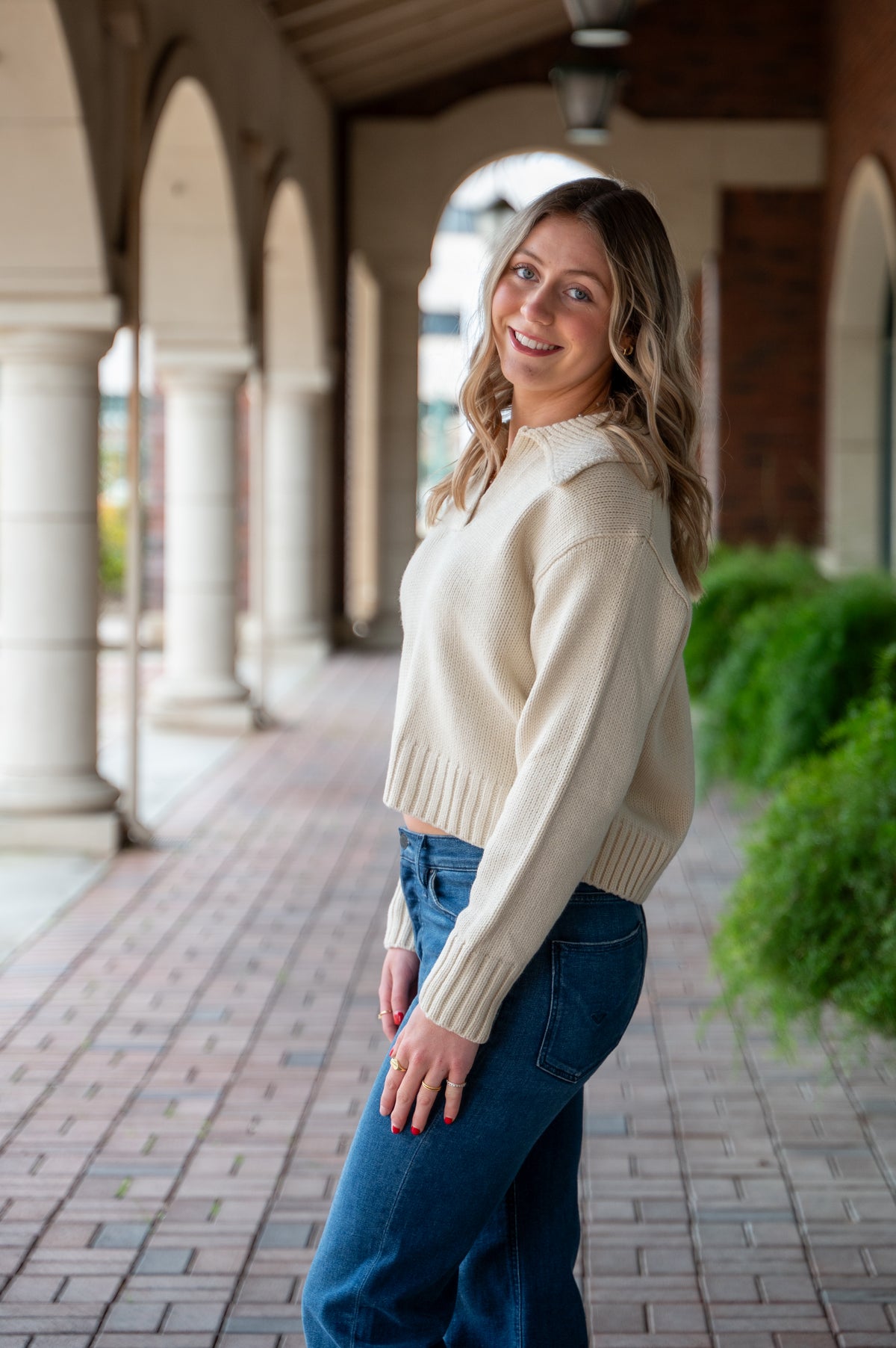 The Cozy Collared Knit Sweater