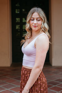 V-Neck Sleeveless Top