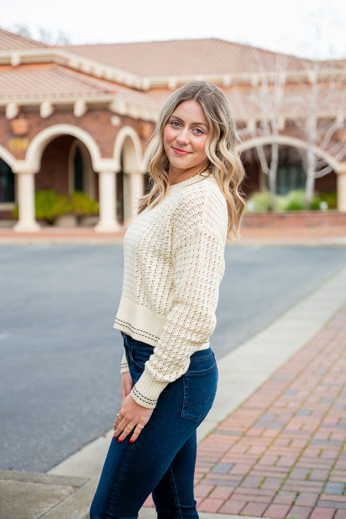 Knitted Charm Sweater