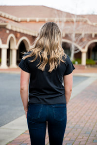 100% Cotton Scoop Neck Tee