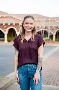 The Natasha V-Neck Blouse
