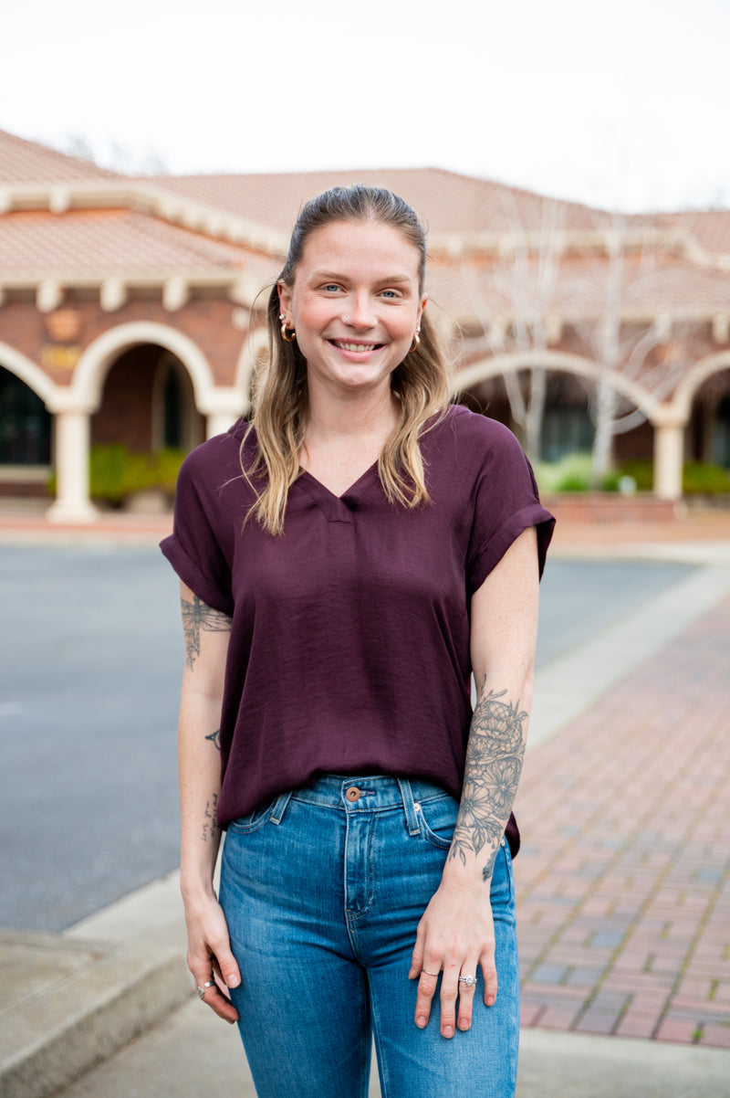 The Natasha V-Neck Blouse