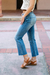 Kelsey High Rise Straight Leg Ankle