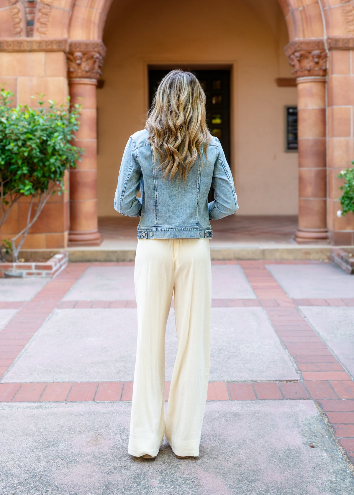 Coastline Drawstring Wide Leg Linen Pants