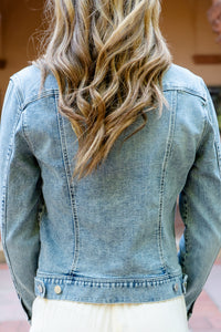 Classic Acid Wash Denim Jean Jacket