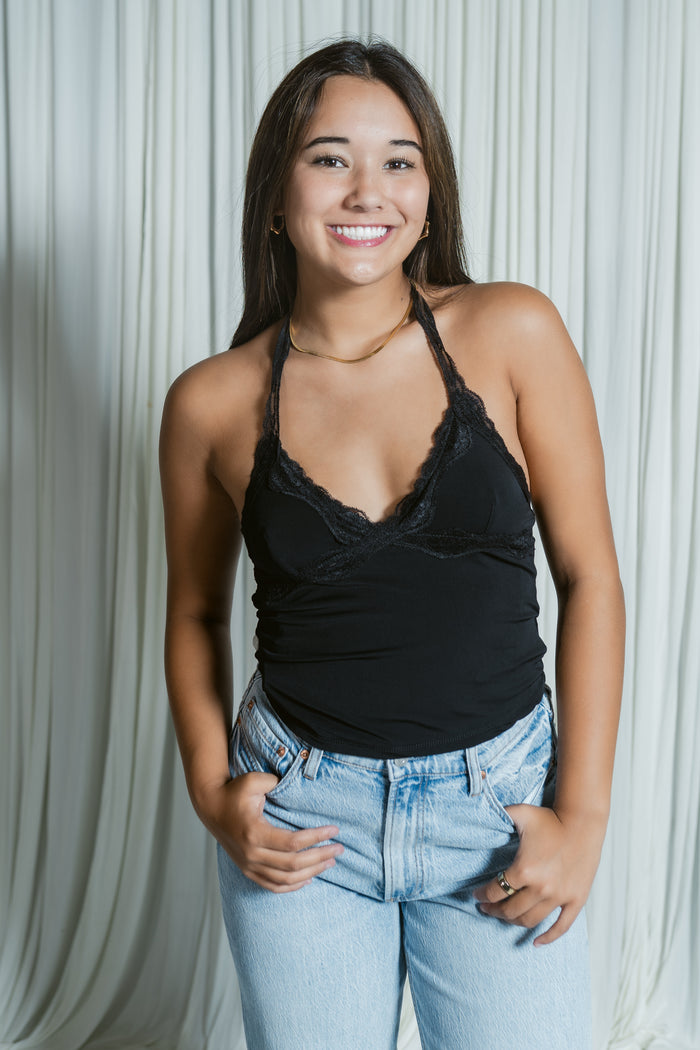 Millie's Lace Halter Top