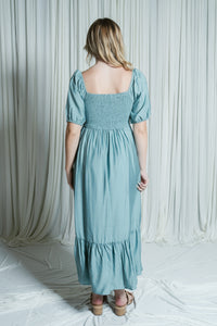 The Isla Button Maxi Dress