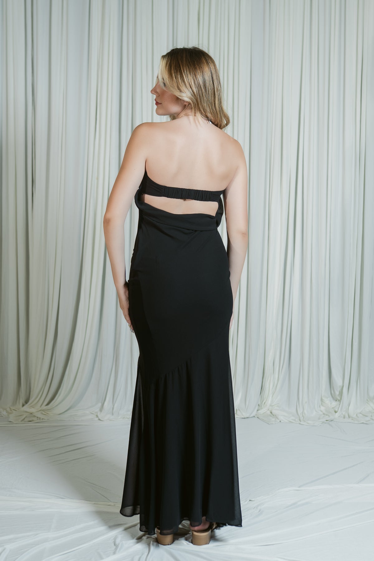 Hollywood Romance Strapless Maxi Dress