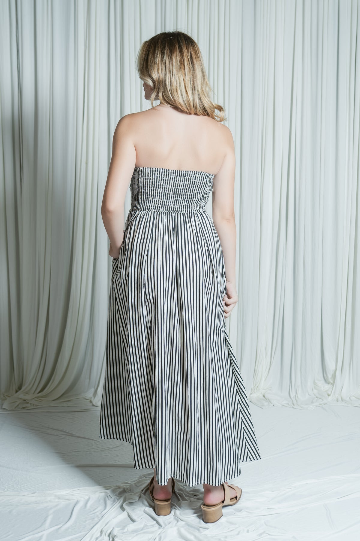 Malibu Moms Strapless Midi Dress