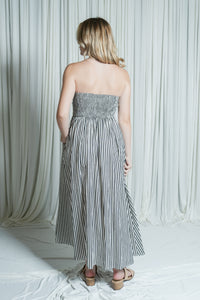 Malibu Moms Strapless Midi Dress