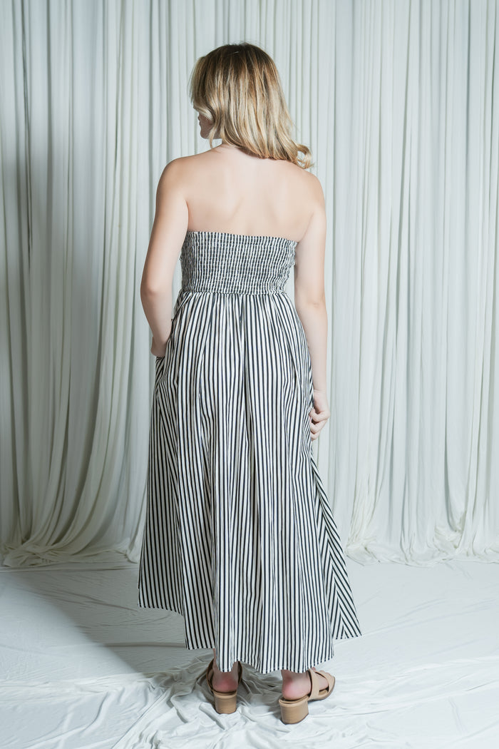 Malibu Moms Strapless Midi Dress