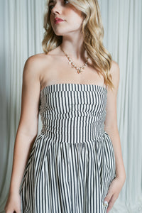 Malibu Moms Strapless Midi Dress