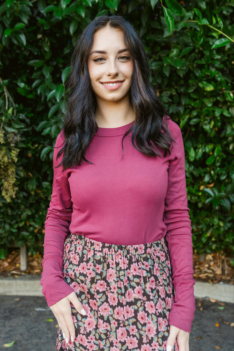 Kelso Long Sleeve Crew Neck T-Shirt