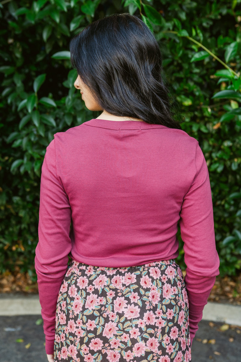 Kelso Long Sleeve Crew Neck T-Shirt