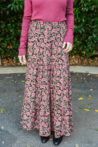 Rosie Lane Tiered Midi Skirt