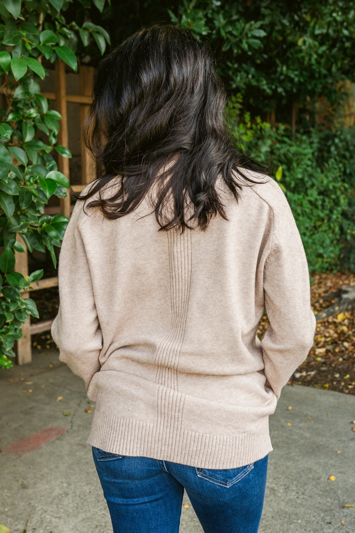 Lucy's Crewneck Sweater W/ Side Slit