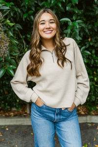 Sunday Morning Half Zip Pull-Over