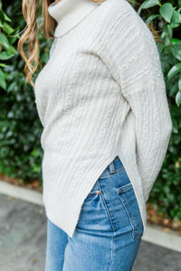 Seira Mock Neck Knit Sweater