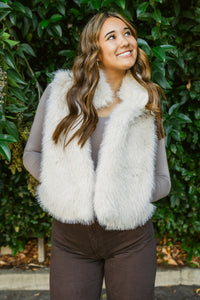 The Noelle Faux Fur Vest