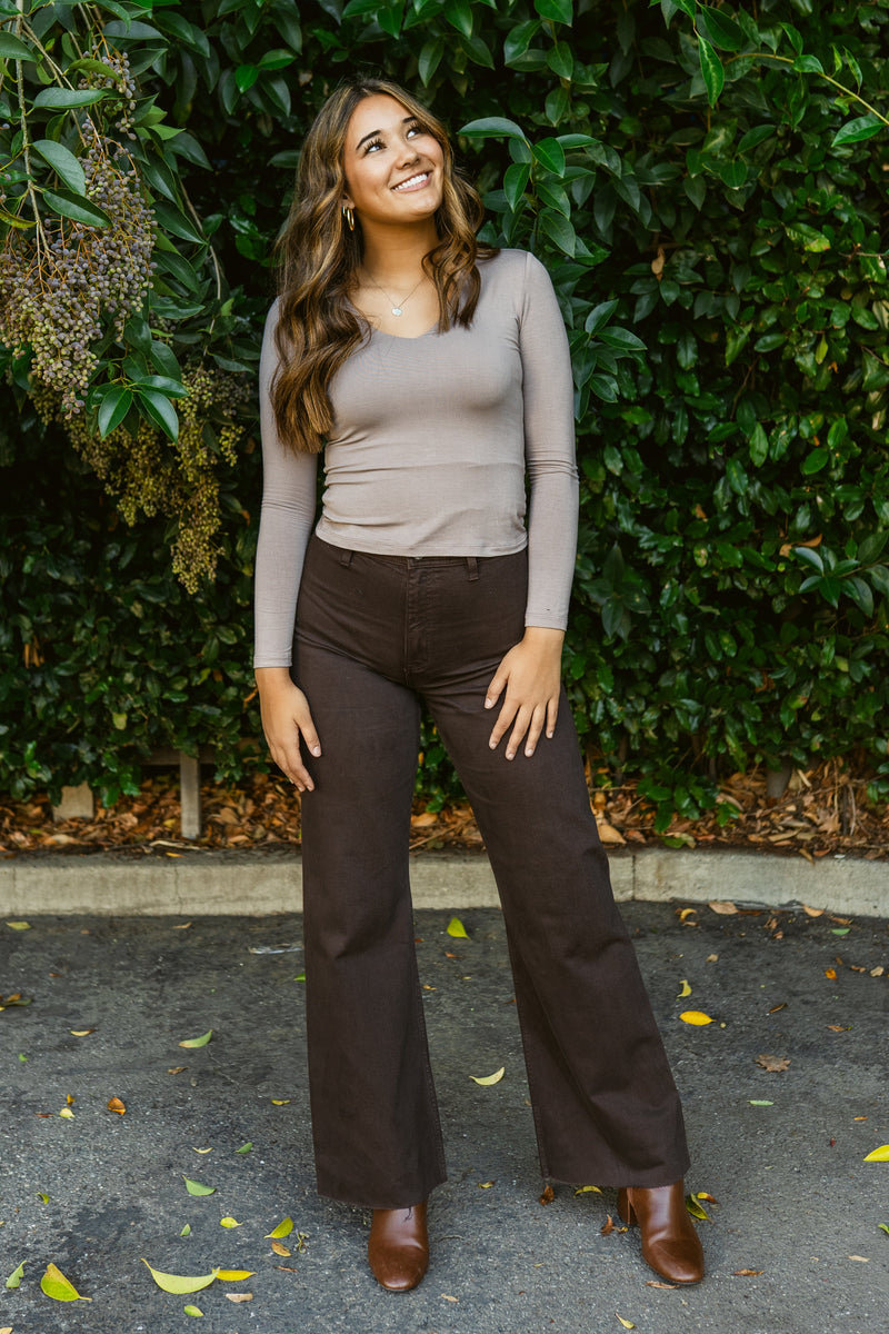 Penny High Rise Wide Leg Jeans