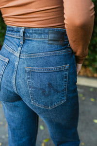 Classic Clean Hem Wide Leg Crop Saige Denim