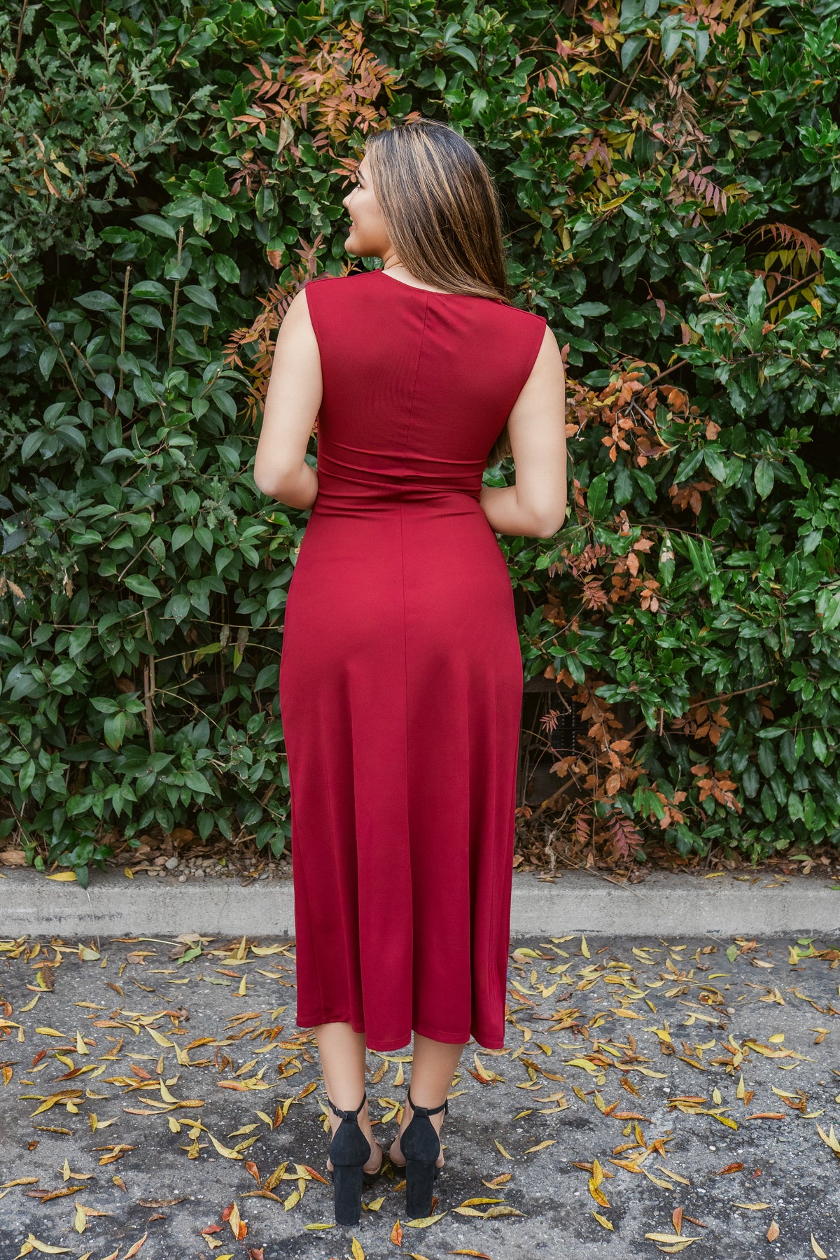 Celin's Timeless Cowl Neck Maxi Dress