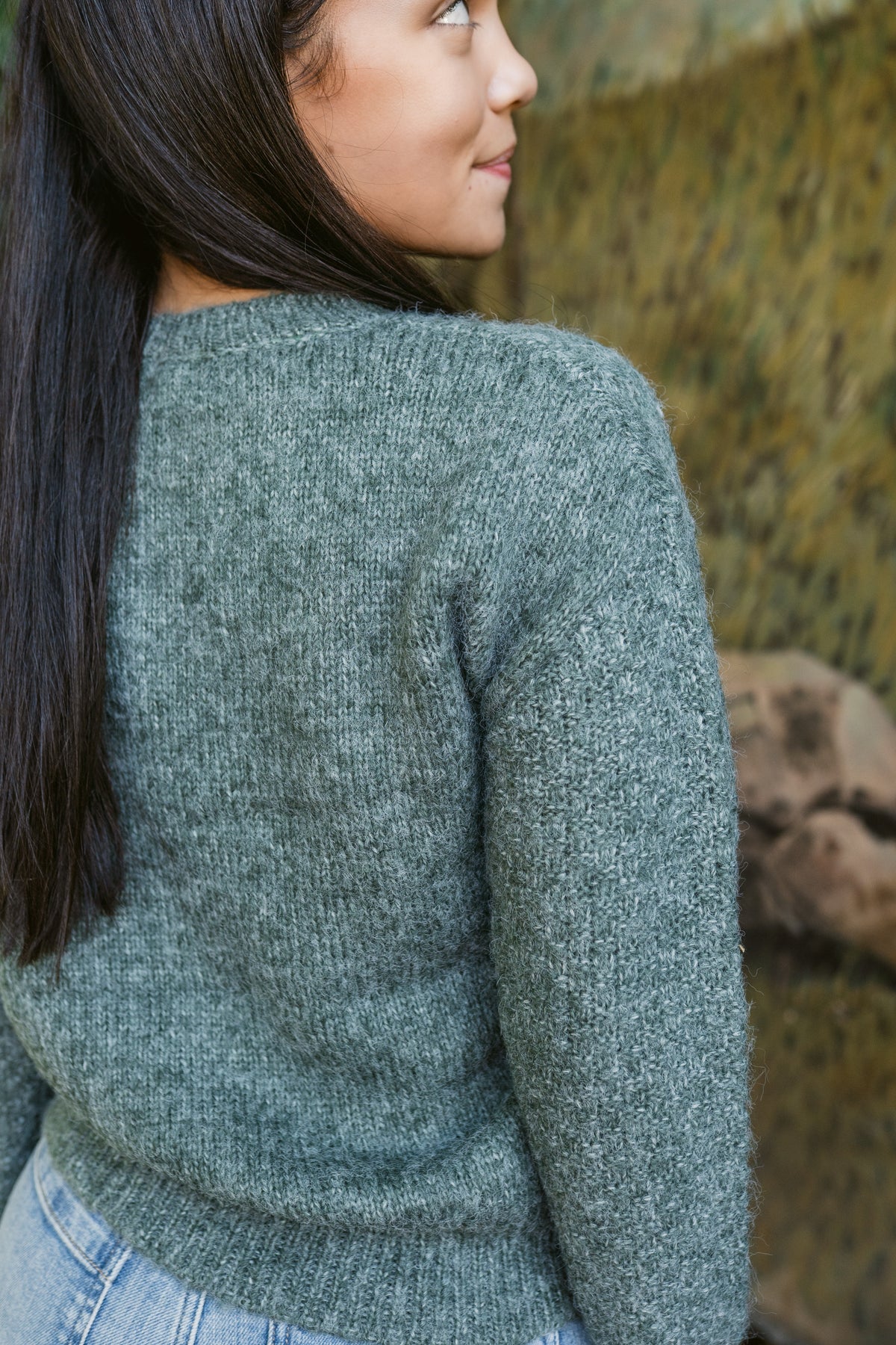 Clara Cable Knit Crew Neck Sweater
