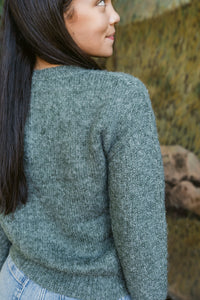 Clara Cable Knit Crew Neck Sweater