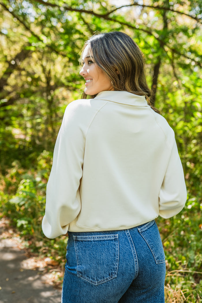 Softest Quarter Zip Sweater