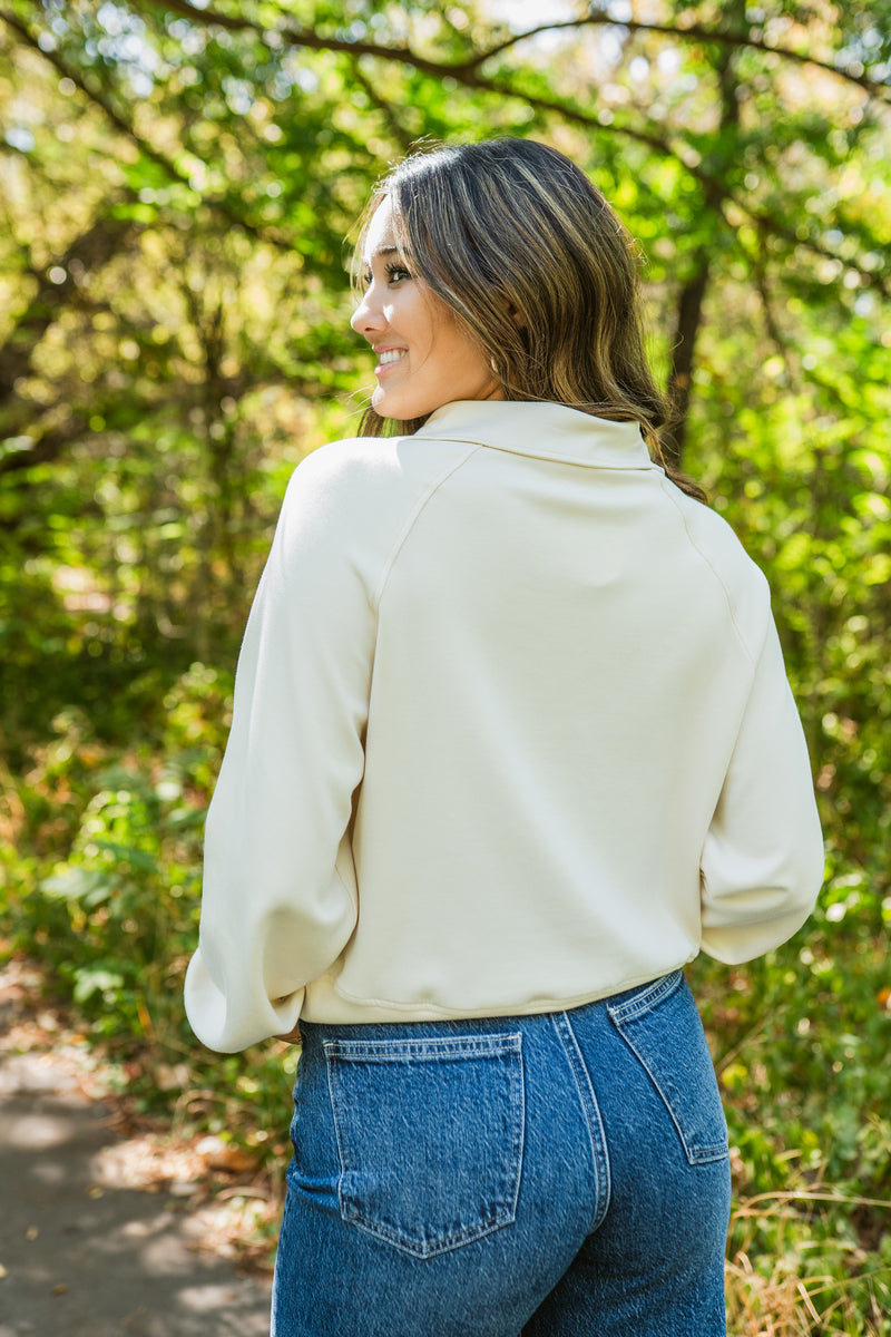 Softest Quarter Zip Sweater