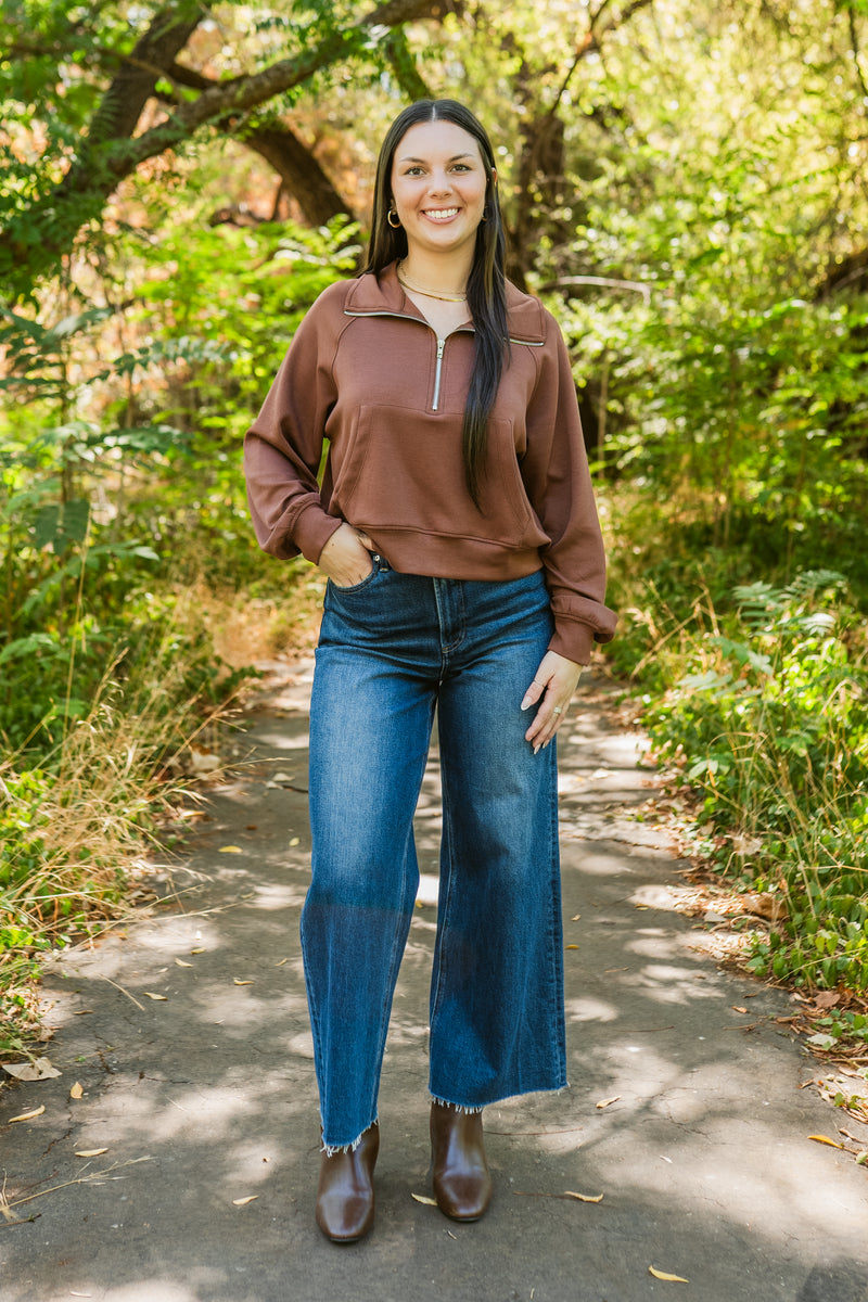 Softest Quarter Zip Sweater