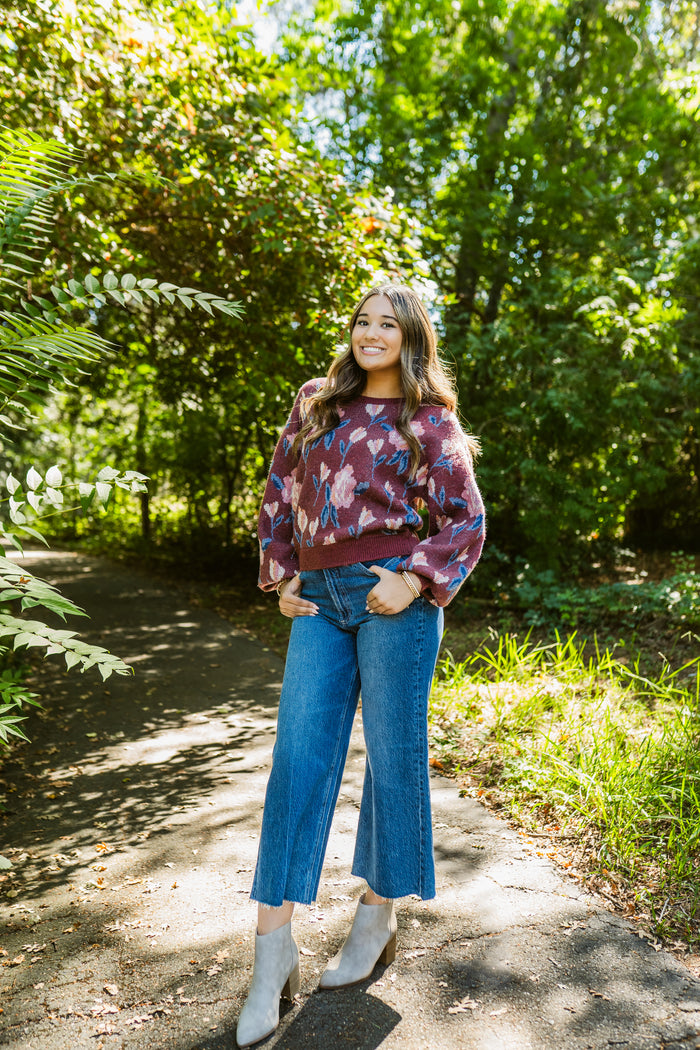 Cottage Petals Sweater